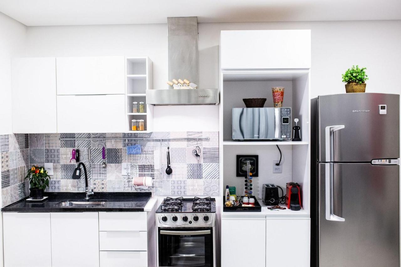 Loft Design, Amplo, Modern Com Ar Condicionado Em Alto De Pinheiros Lägenhet São Paulo Exteriör bild