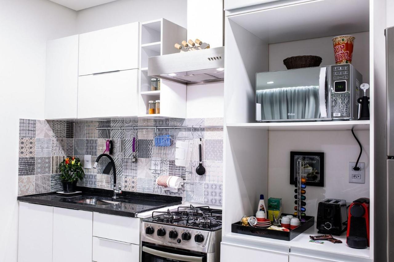 Loft Design, Amplo, Modern Com Ar Condicionado Em Alto De Pinheiros Lägenhet São Paulo Exteriör bild